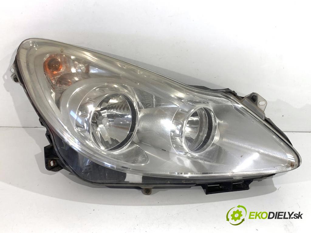 OPEL CORSA D liftback 2007 55 kW 1.3 CDTI (L08, L68) 1248 Svetlomet pravy predný 13186382EF