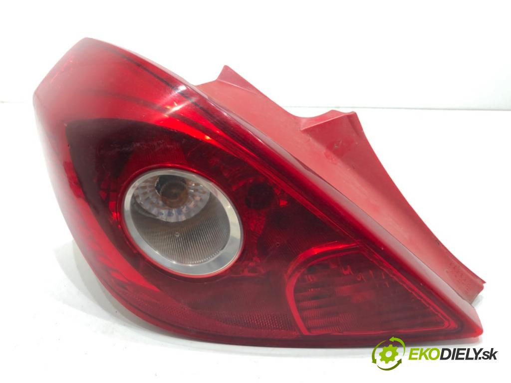 OPEL CORSA D liftback 2007 55 kW 1.3 CDTI (L08, L68) 1248 světlo levý zadní část 13186350