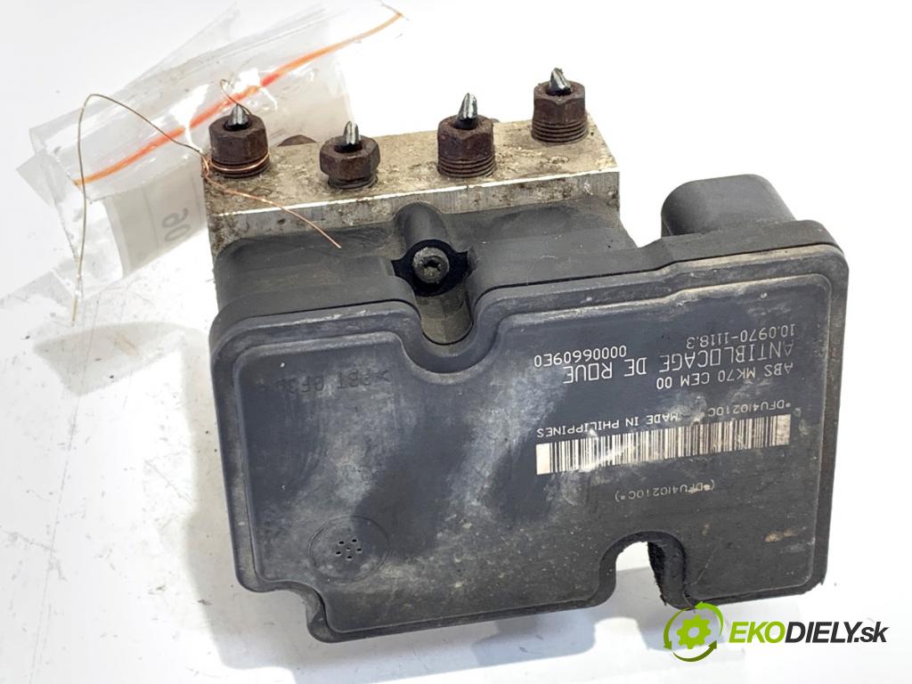 CITROEN C3 kabriolet 2004 55 kW 1.4 1360 Pumpa ABS 9652182680 (Pumpa ABS)