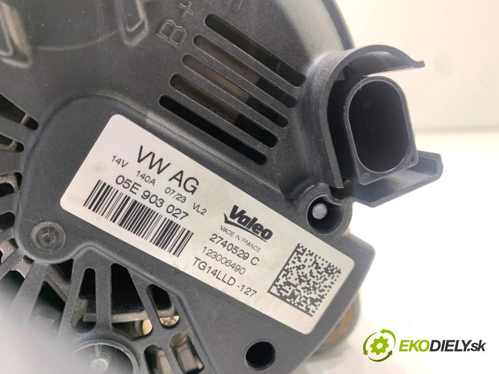SEAT ATECA SUV 2023 110 kW 1.5 TSI 1495 Alternátor 05E903027 (Alternátor)