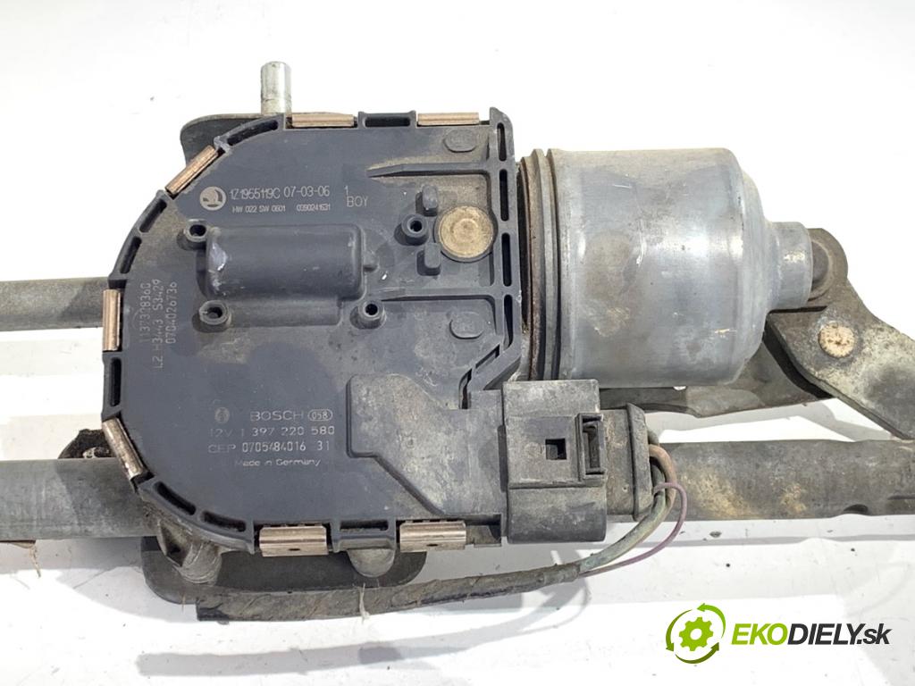 SKODA OCTAVIA II Kombi 2007 77 kW 1.9 TDI 1896 Mechanizmus stieračov predný 723532988 (Motorček stieračov predný)