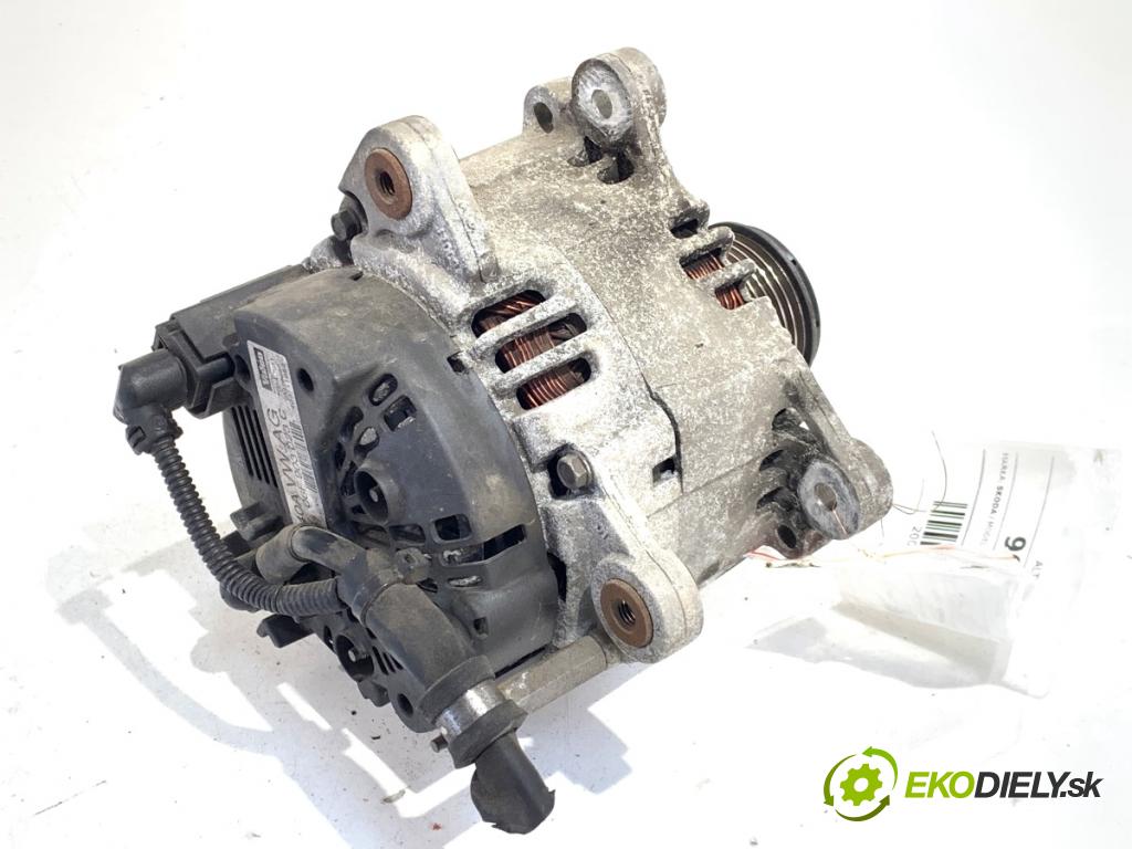 SKODA OCTAVIA II Kombi 2007 77 kW 1.9 TDI 1896 Alternátor 06F903023C (Alternátor)