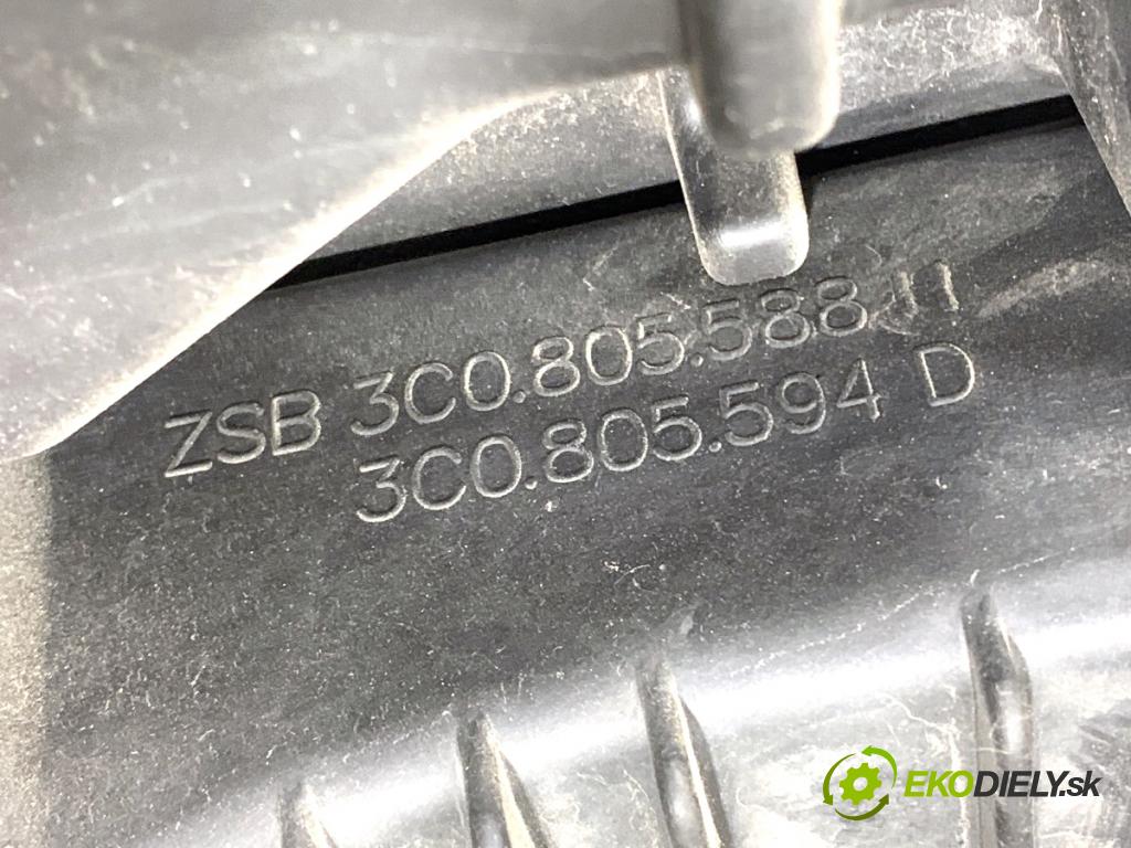 VW PASSAT B6 sedan 2007 77 kW 1.9 TDI 1896 Držiak predný 3C0121284 3C0121283 (Výstuha predná)