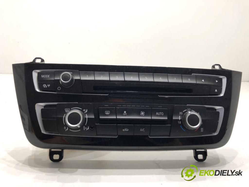 BMW F30 sedan 2015 110 kW 318 d 1995 Panel ovládaní topení 9358939 (Páčky pod volantem)