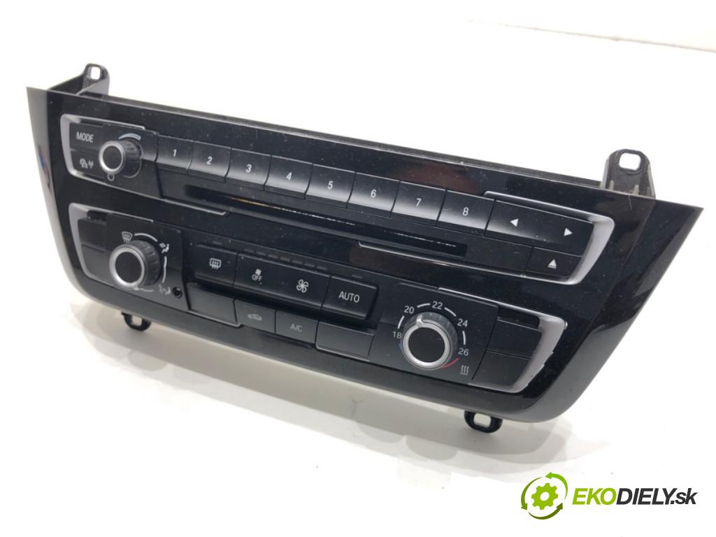 BMW F30 sedan 2015 110 kW 318 d 1995 Panel ovládania kúrenia 9358939 (Prepínacie páčky pod volantom)