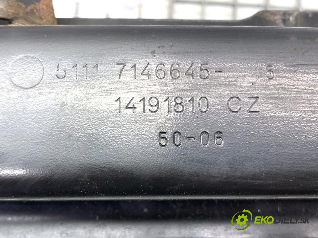 BMW E90 sedan 2006 120 kW 320 d 1995 výztuha nárazníka přední část 7146645 (Přední výztuha)