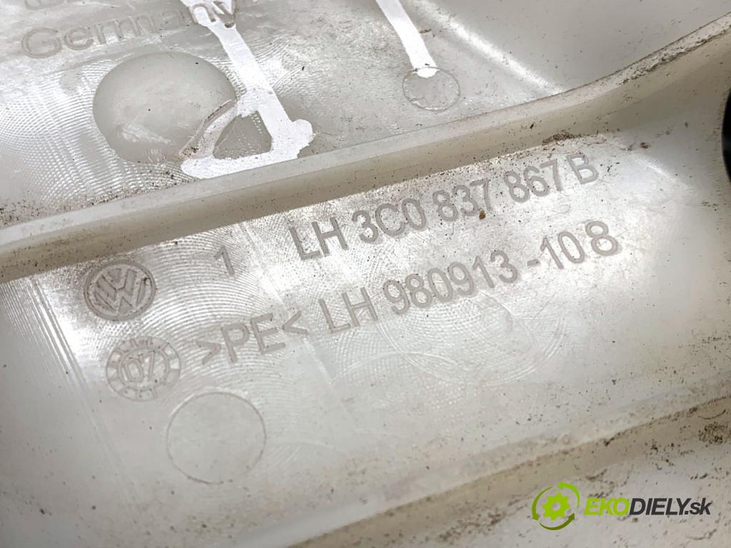 VW PASSAT B6 sedan 2007 77 kW 1.9 TDI 1896 zámok Dvere ľavy predný 3C0837885H