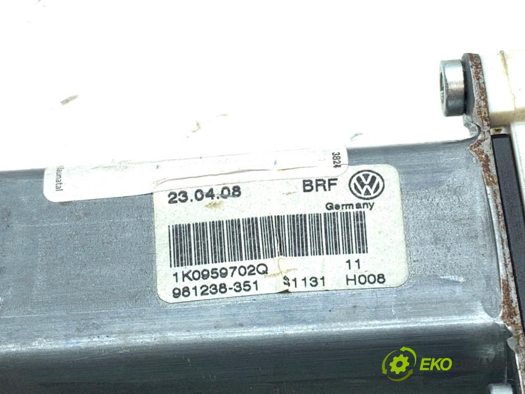 VW PASSAT B6 sedan 2007 77 kW 1.9 TDI 1896 Motor sťahovania okna pravy predný 1K0959702Q