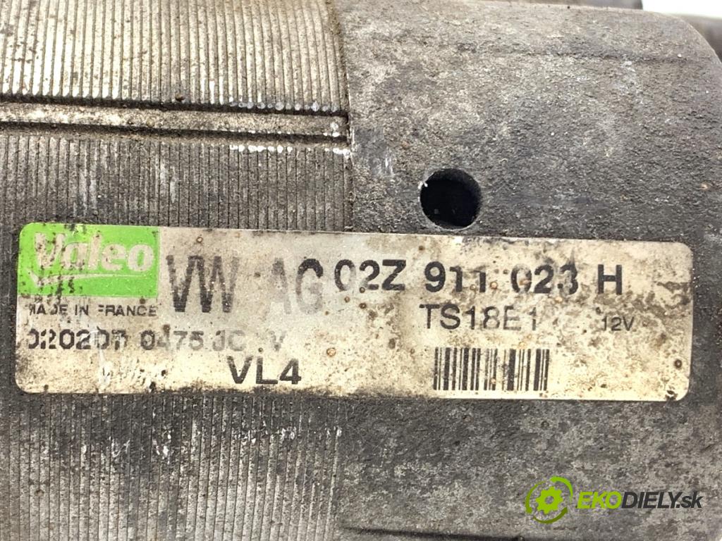 VW PASSAT B6 sedan 2007 77 kW 1.9 TDI 1896 startér 02Z911023H (Startér)