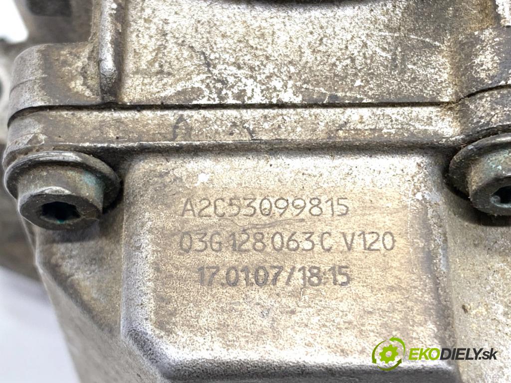 VW PASSAT B6 sedan 2007 77 kW 1.9 TDI 1896 Škrtiaca klapka 03G128063C (Škrtiaca klapka)