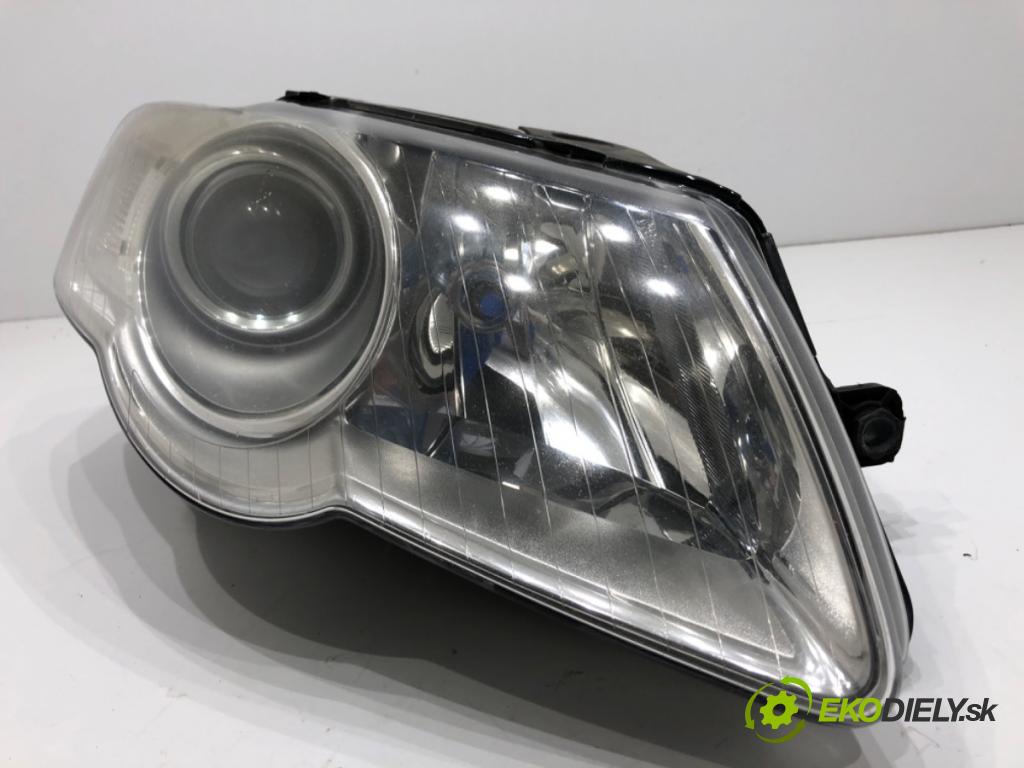 VW PASSAT B6 sedan 2007 77 kW 1.9 TDI 1896 světlomet pravý přední část 3C0941006S