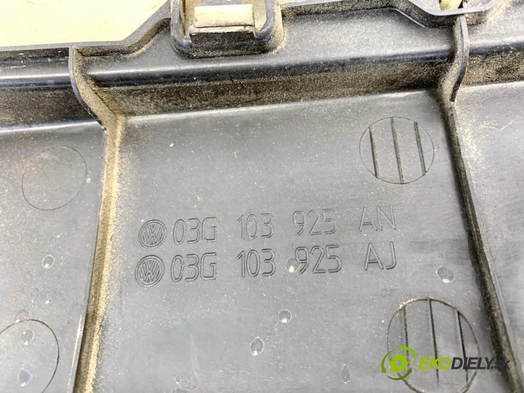VW PASSAT B6 sedan 2007 77 kW 1.9 TDI 1896 Kryt Motor 03G103925AN (Kryt motora)