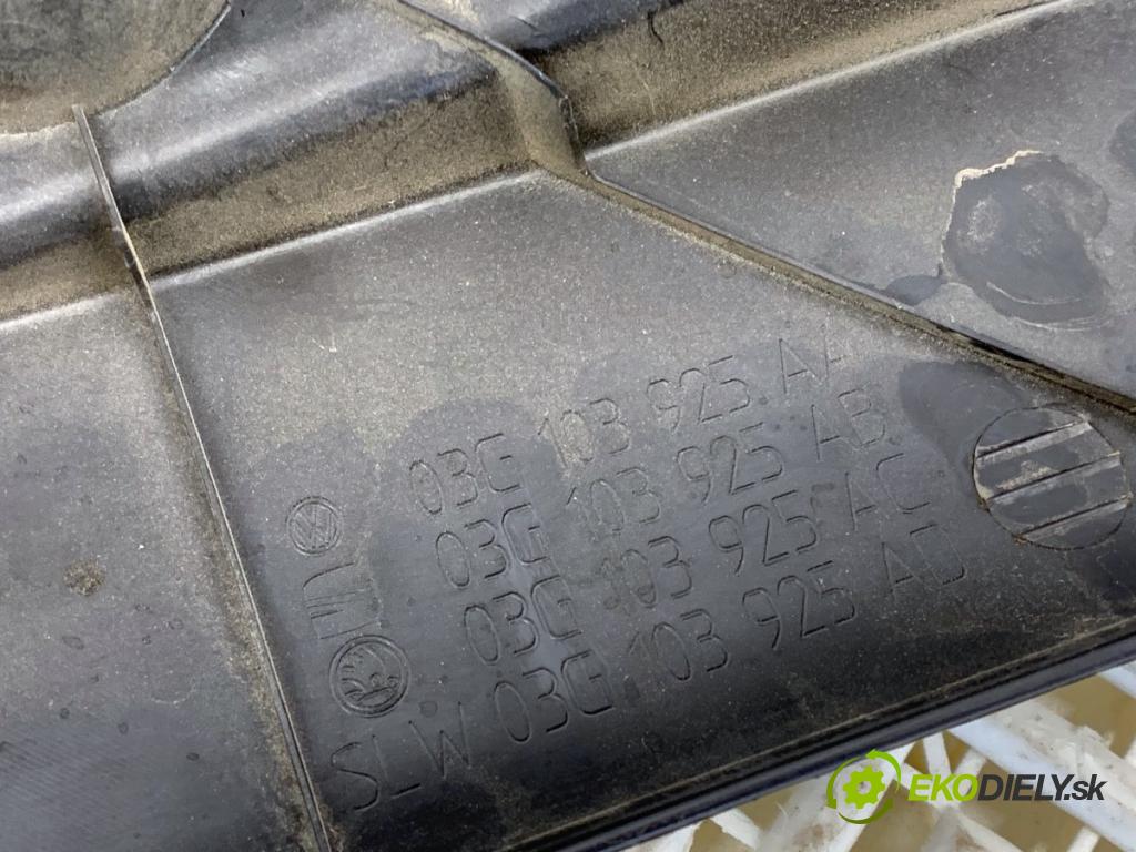 VW PASSAT B6 sedan 2007 77 kW 1.9 TDI 1896 Kryt Motor 03G103925AN (Kryt motora)