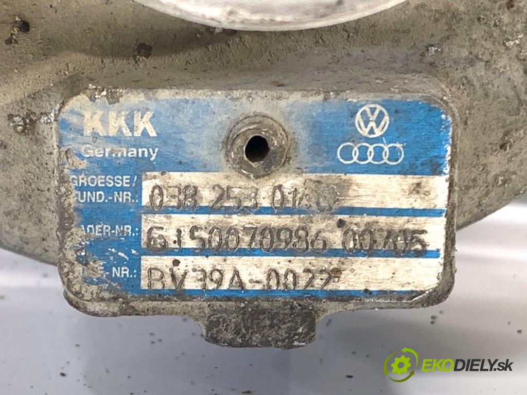SEAT ALTEA nadwozie wielkoprzestrzenne (MPV) 2005 77 kW 1.9 TDI 1896 Turbodúchadlo,turbo 038253014G (Turbodúchadlo (kompletné))