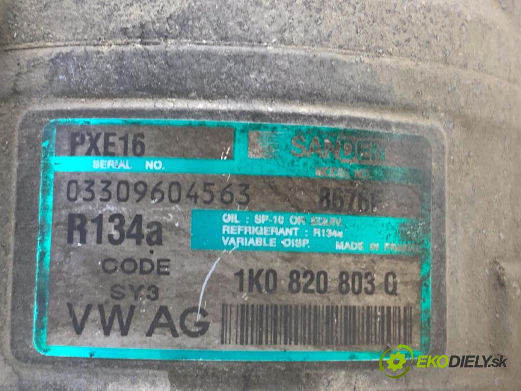 SEAT ALTEA nadwozie wielkoprzestrzenne (MPV) 2005 77 kW 1.9 TDI 1896 kompresor klimatizace 1K0820803Q (Kompresor klimatizace)