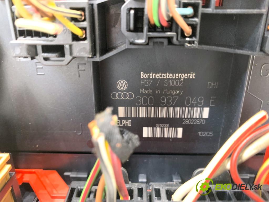 SEAT ALTEA nadwozie wielkoprzestrzenne (MPV) 2005 77 kW 1.9 TDI 1896 Modul BORDNETZ 3C0937049E (Riadiaca jednotka ostatné)