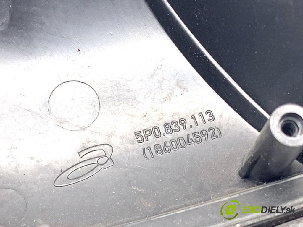 SEAT ALTEA nadwozie wielkoprzestrzenne (MPV) 2005 77 kW 1.9 TDI 1896 klika vnitřní levý přední část 5P0839113