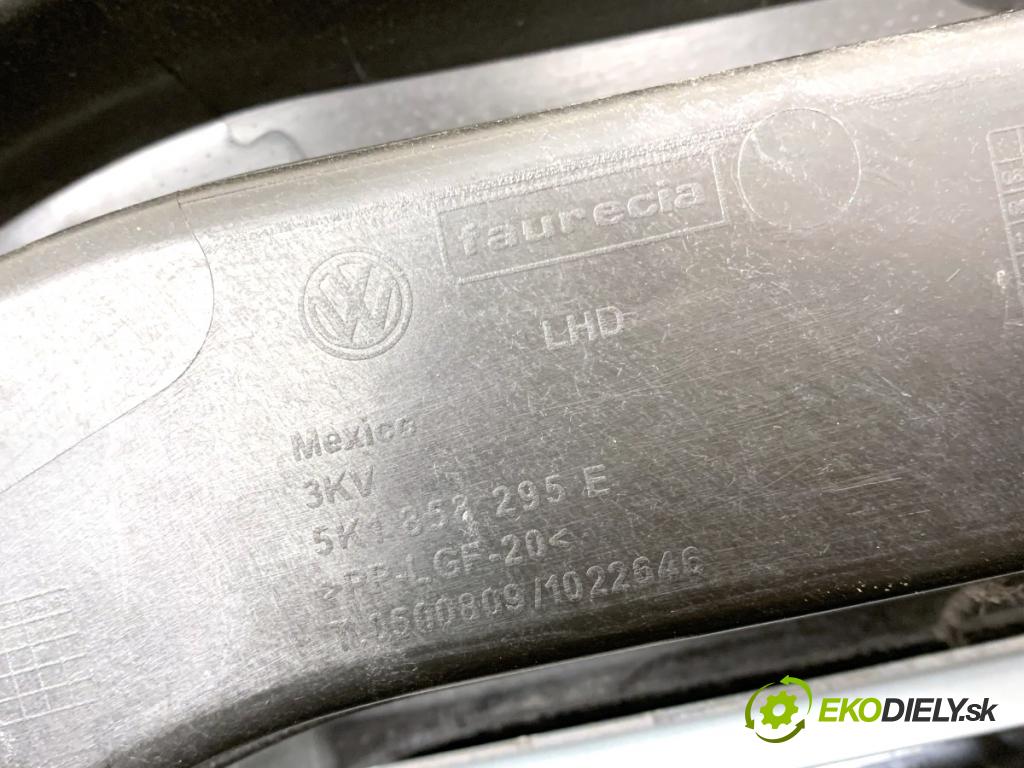VW GOLF VI Kombi 2010 77 kW 1.6 TDI 1598 Palubná doska VANKÚŠ: spolujazdca 5K1857181B