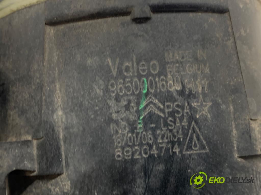 PEUGEOT 607 sedan 2006 100 kW 2.0 HDI 1997 Hmlové svetlo, hmlovka pravy predný 9650001680