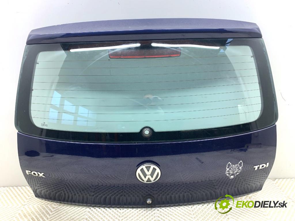 VW FOX liftback 2005 51 kW 1.4 TDI 1422 kapota zadní část 