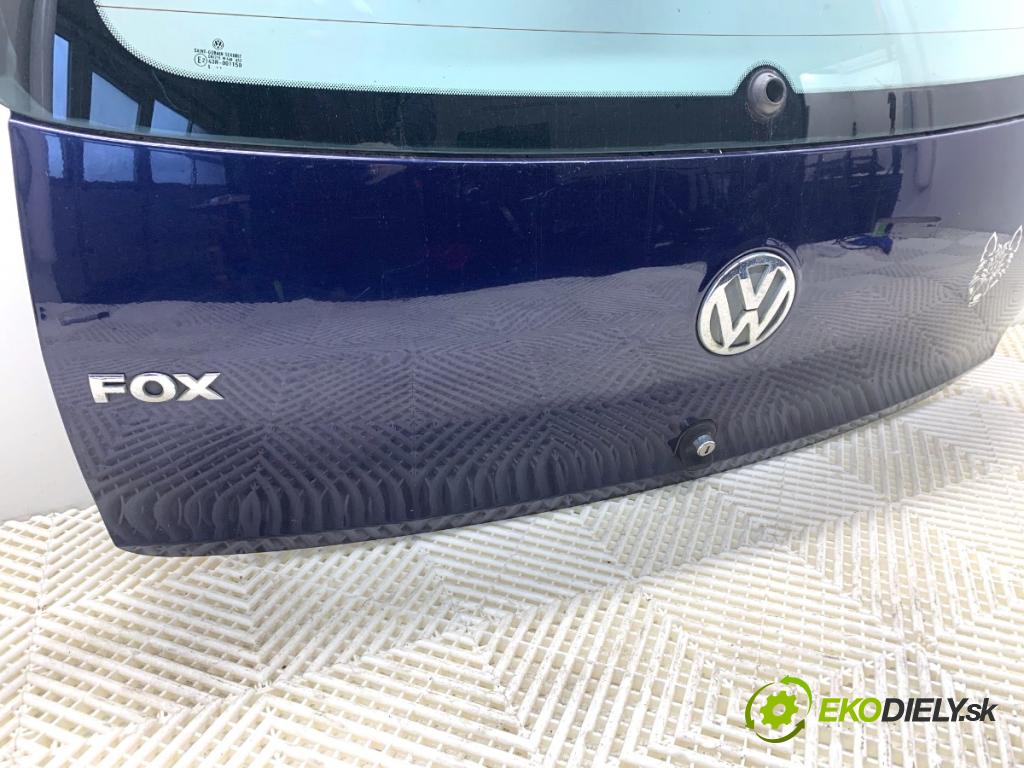 VW FOX liftback 2005 51 kW 1.4 TDI 1422 kapota zad