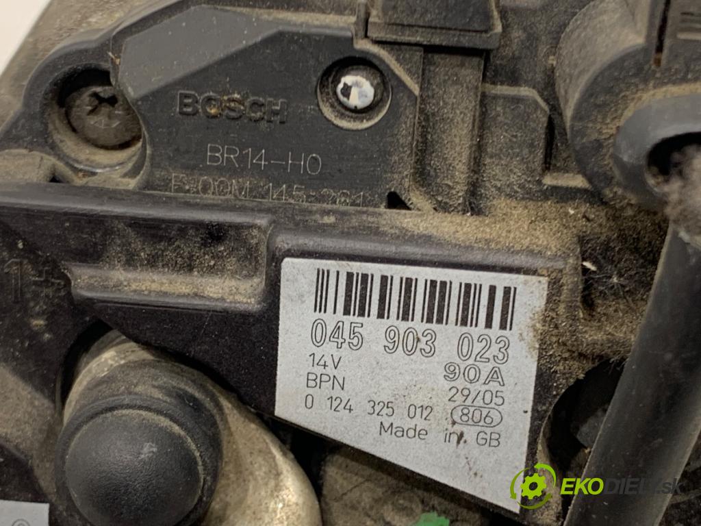 VW FOX liftback 2005 51 kW 1.4 TDI 1422 Alternátor 045903023 (Alternátor)