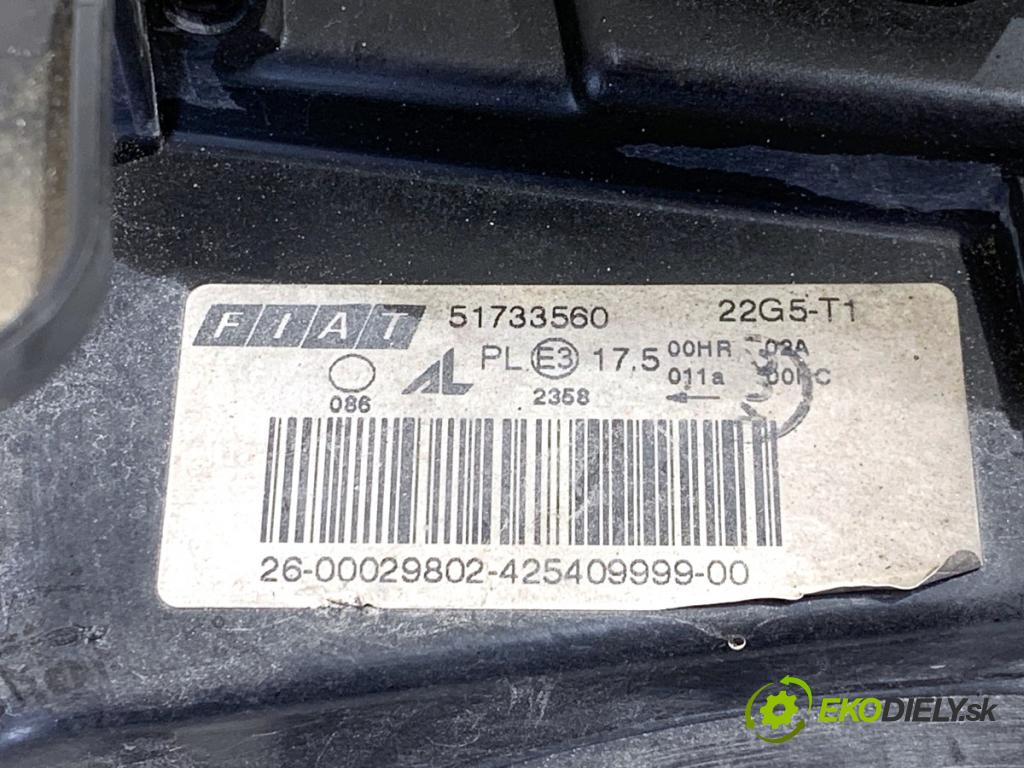 FIAT CROMA Kombi 2005 88 kW 1.9 D Multijet (194AXB1B) 1910 Svetlomet pravy predný 51733560