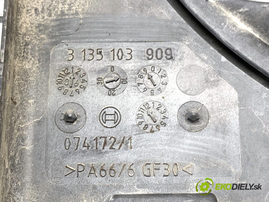 OPEL ASTRA H liftback 2006 125 kW 2.0 Turbo (L48) 1998 Ventilátor chladiča 24467444 (Ventilátor)