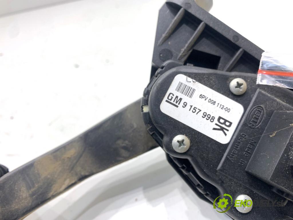 OPEL ASTRA H liftback 2006 125 kW 2.0 Turbo (L48) 1998 Potenciometer plynu 9157998 (Potenciometer plynového pedálu)