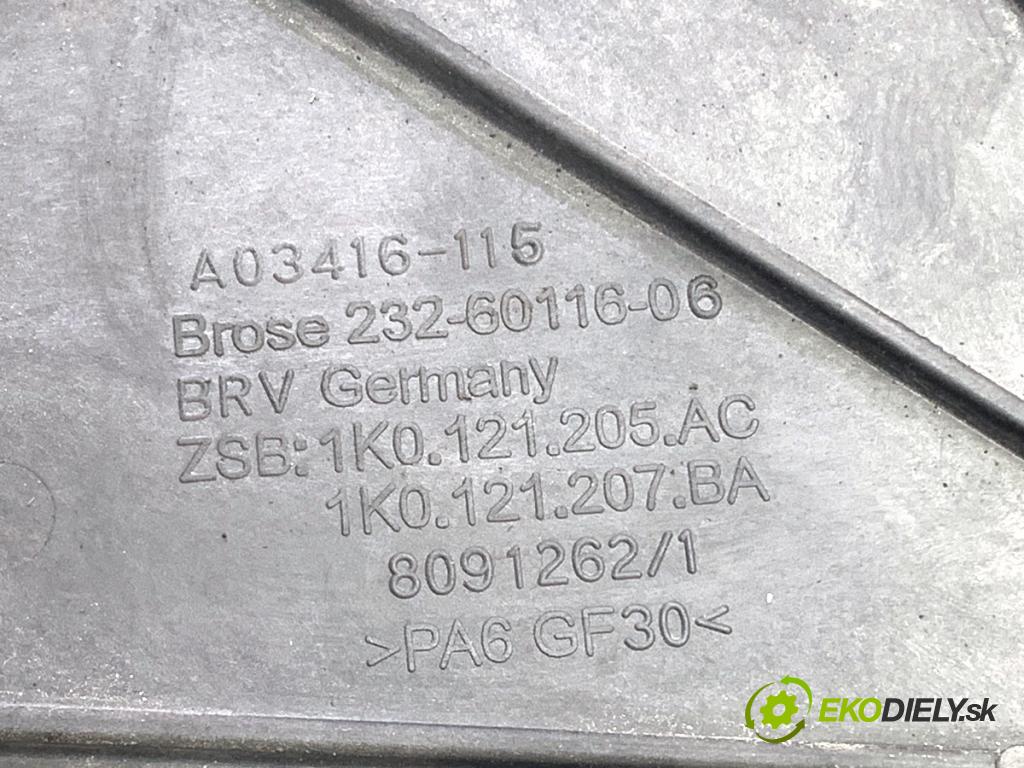 VW GOLF VI Kombi 2010 77 kW 1.6 TDI 1598 Ventilátor chladiča 1K0121205AC (Ventilátor)