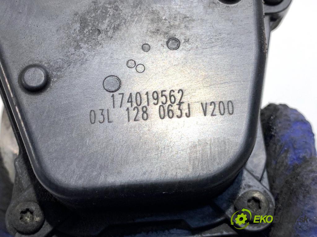 VW GOLF VI Kombi 2010 77 kW 1.6 TDI 1598 Škrtiaca klapka 03L128063J (Škrtiaca klapka)