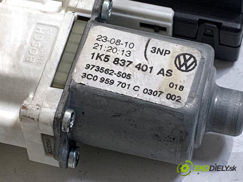 VW GOLF VI Kombi 2010 77 kW 1.6 TDI 1598 Mechanizmus okna ľavy predný 1K5837401AS