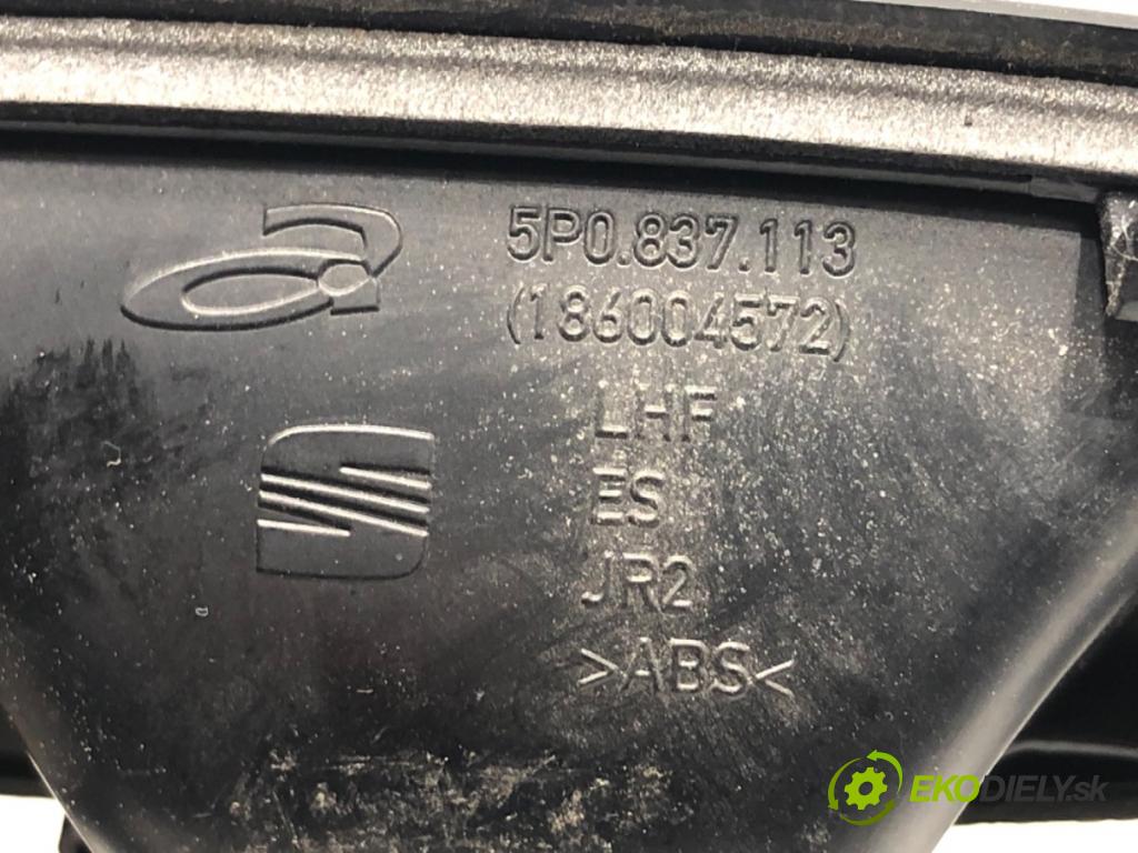 SEAT ALTEA nadwozie wielkoprzestrzenne (MPV) 2005 103 kW 2.0 TDI 1968 klika vnitřní levý přední část 5P0837113