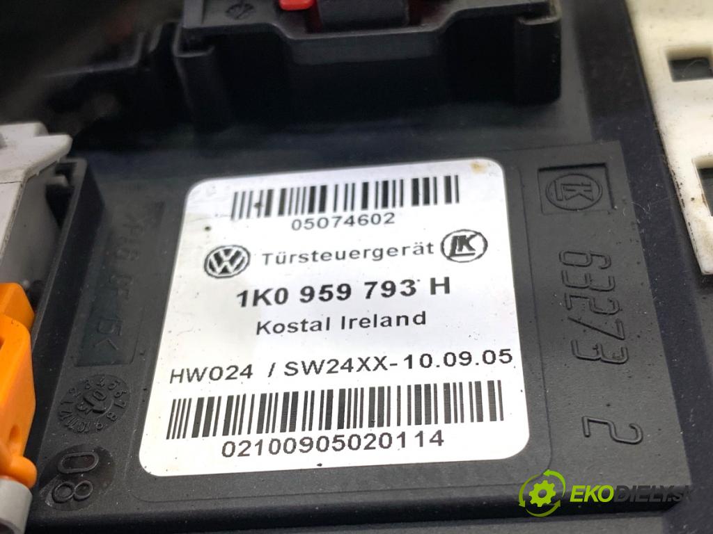 SEAT ALTEA nadwozie wielkoprzestrzenne (MPV) 2005 103 kW 2.0 TDI 1968 Motor sťahovania okna ľavy predný 1K0959793H 5P0837401J