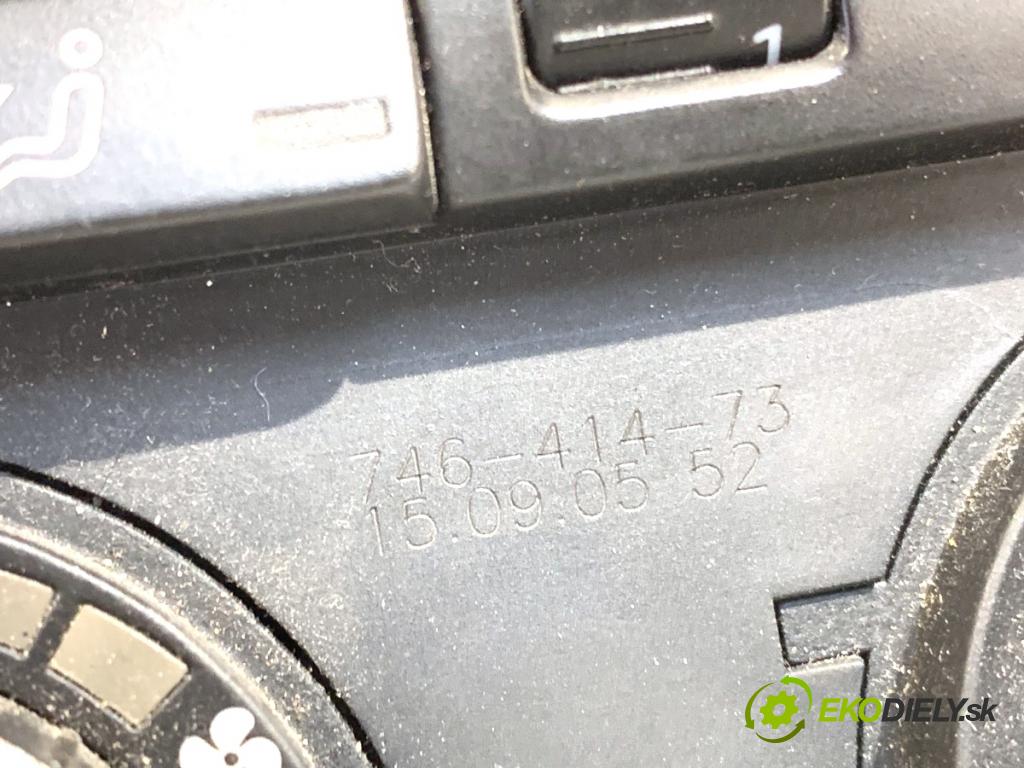 VW TOURAN nadwozie wielkoprzestrzenne (MPV) 2005 77 kW 1.9 TDI 1896 Panel ovládania kúrenia  (Prepínacie páčky pod volantom)