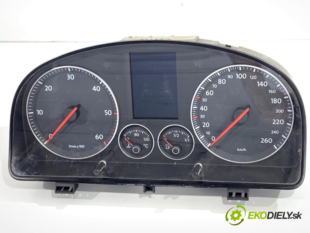 VW TOURAN nadwozie wielkoprzestrzenne (MPV) 2005 77 kW 1.9 TDI 1896 prístrojovka 1T0920872F (Přístrojová deska)
