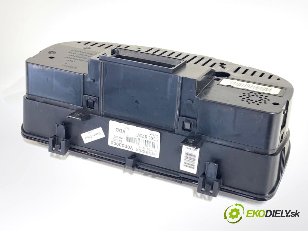 VW TOURAN nadwozie wielkoprzestrzenne (MPV) 2005 77 kW 1.9 TDI 1896 Prístrojovka 1T0920872F (Prístrojová doska)