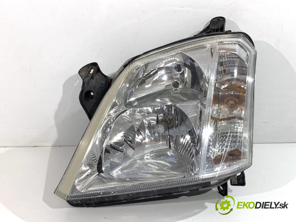 OPEL MERIVA A nadwozie wielkoprzestrzenne (MPV) 2004 92 kW 1.8 (E75) 1796 Svetlomet ľavy predný 93321052