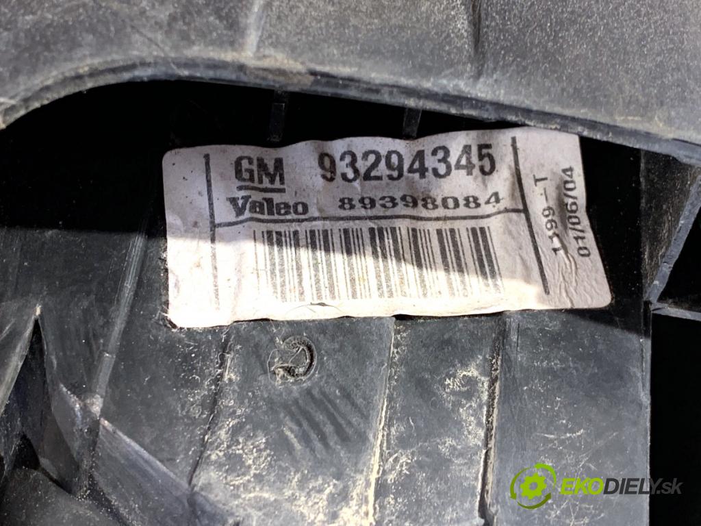 OPEL MERIVA A nadwozie wielkoprzestrzenne (MPV) 2004 92 kW 1.8 (E75) 1796 světlo levý zadní část 93294345