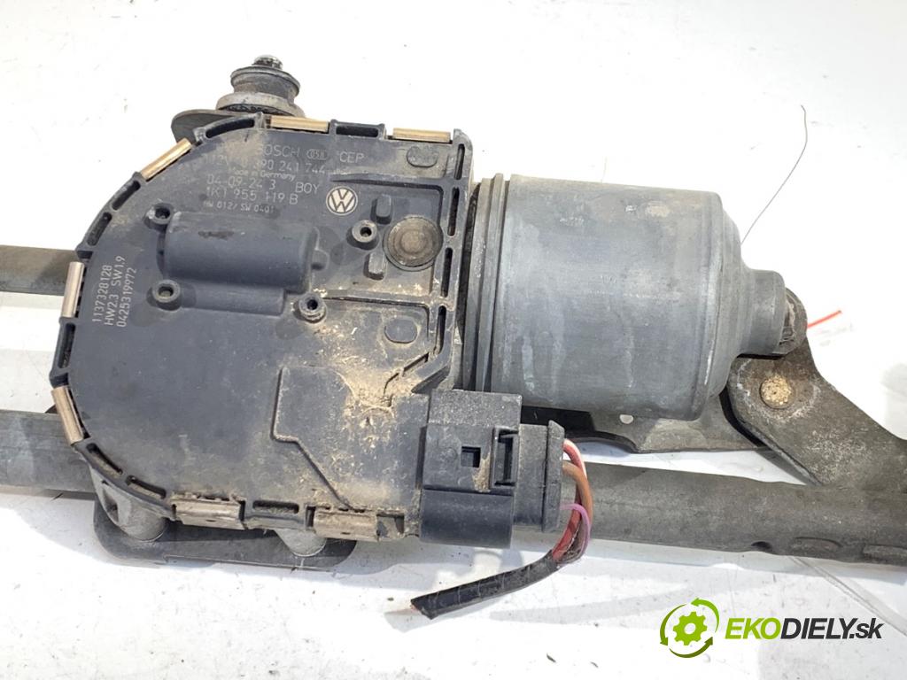 VW GOLF V liftback 2004 77 kW 1.9 TDI 1896 Mechanizmus stieračov predný 1K1955023D (Motorček stieračov predný)