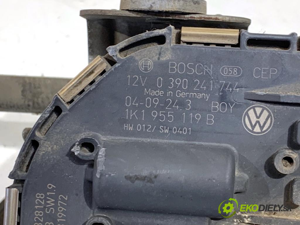 VW GOLF V liftback 2004 77 kW 1.9 TDI 1896 Mechanizmus stieračov predný 1K1955023D (Motorček stieračov predný)
