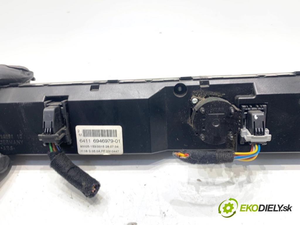 BMW E60 sedan 2004 125 kW 520 i 2171 Panel ovládania kúrenia 6946979 (Prepínacie páčky pod volantom)