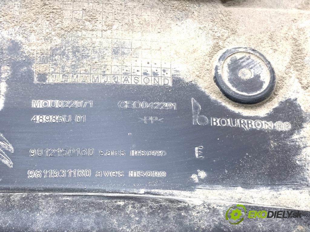 CITROEN C3 III liftback 2018 81 kW 1.2 PURETECH 110 1199 podblatník pravý přední část 9812150180