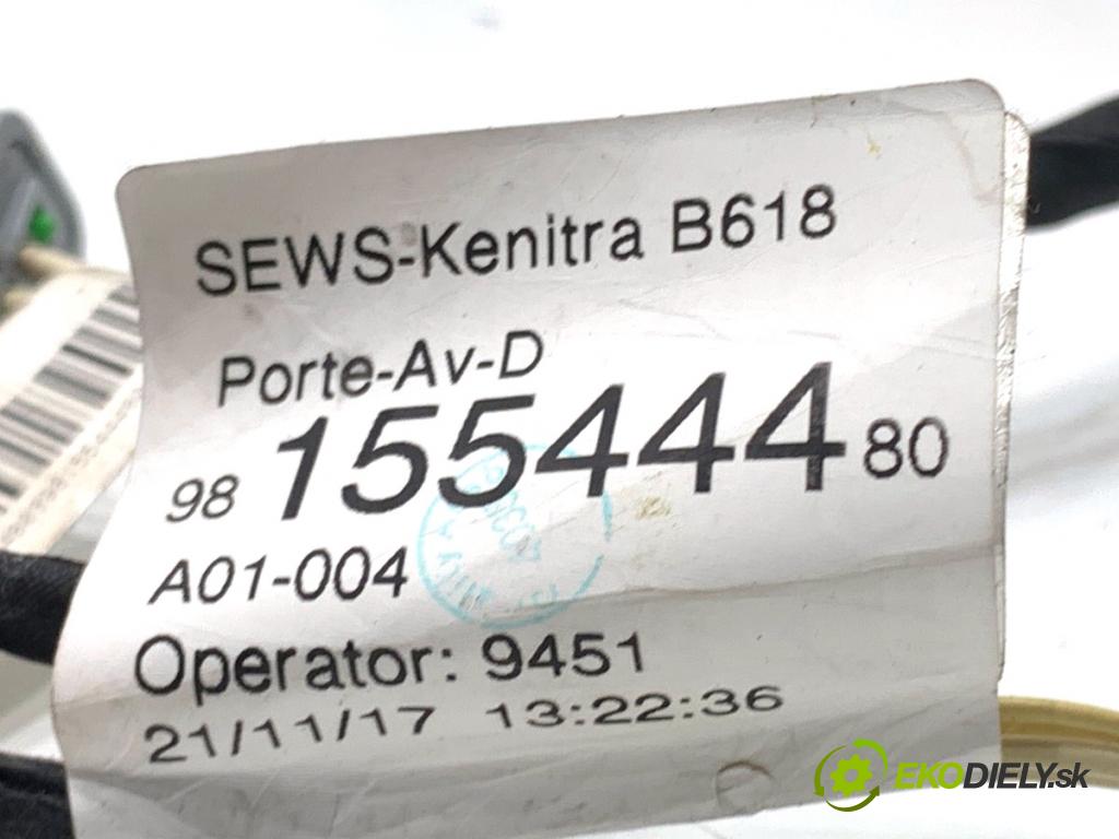 CITROEN C3 III liftback 2018 81 kW 1.2 PURETECH 110 1199 Káblovačka Dvere predný pravy 9815544480