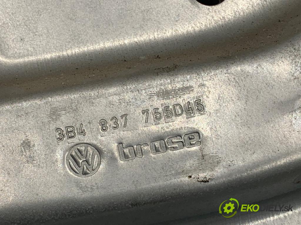 VW PASSAT B5 FL sedan 2004 132 kW 2.5 TDI 4motion 2496 mechanismus okna levý přední část 3B4837755D