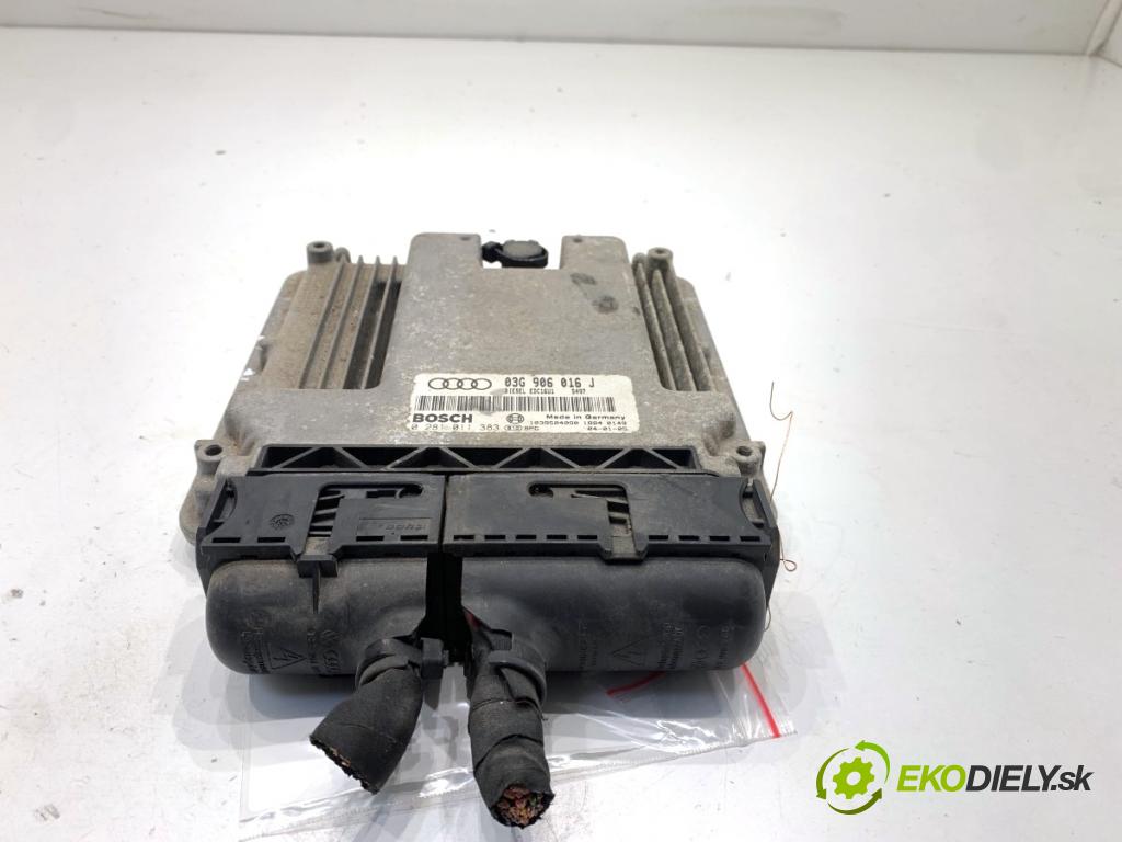 AUDI A3 8P liftback 2004 77 kW 1.9 TDI 1896 riadiaca jednotka Motor 03G906016J (Riadiaca jednotka)