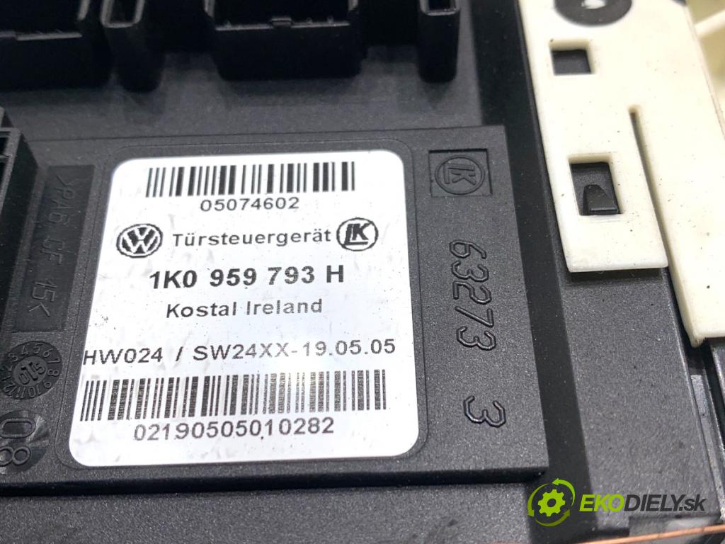 VW PASSAT B6 sedan 2005 110 kW 2.0 FSI 1984 Motor sťahovania okna ľavy predný 1K0959701L 1K0959793H