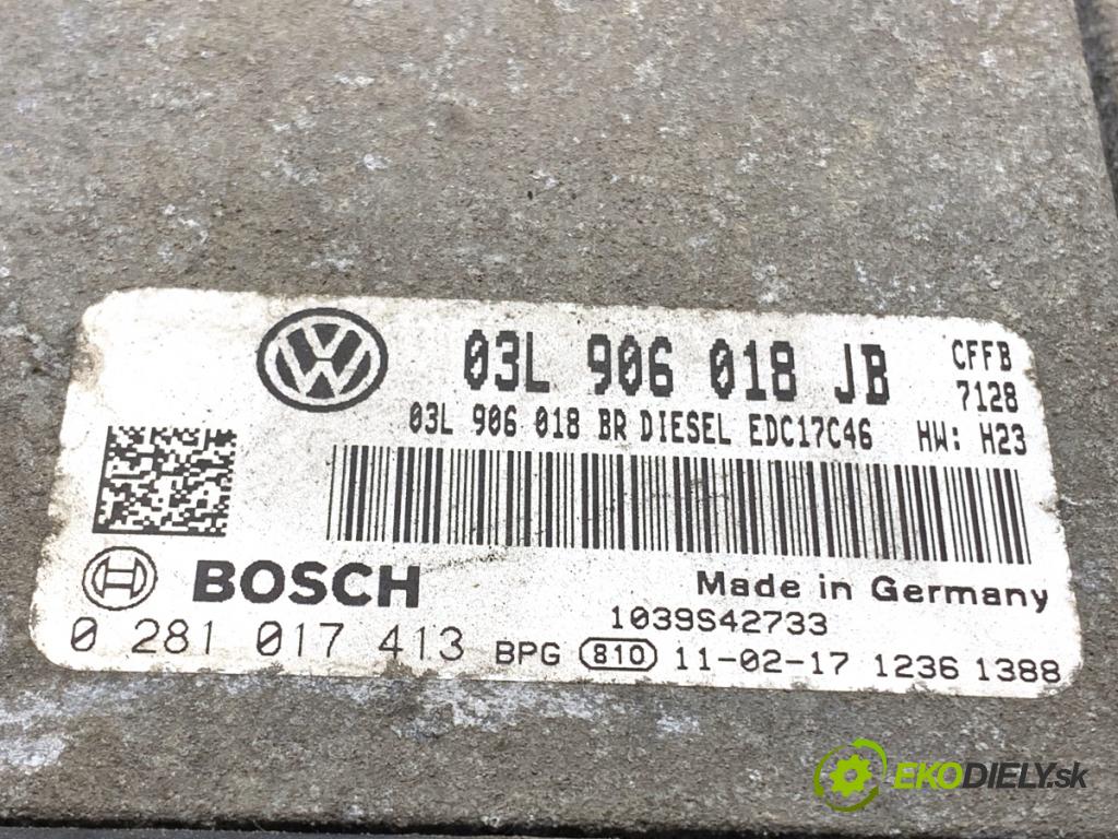 SKODA SUPERB II Kombi 2011 103 kW 2.0 TDI 1968 řídící jednotka motora 03L906018JB (Řídicí jednotka)