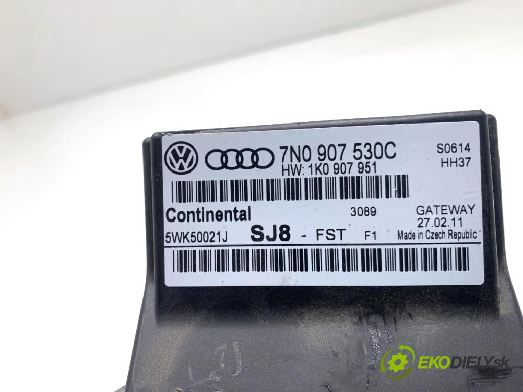 SKODA SUPERB II Kombi 2011 103 kW 2.0 TDI 1968 modul GATEWAY 7N0907530C