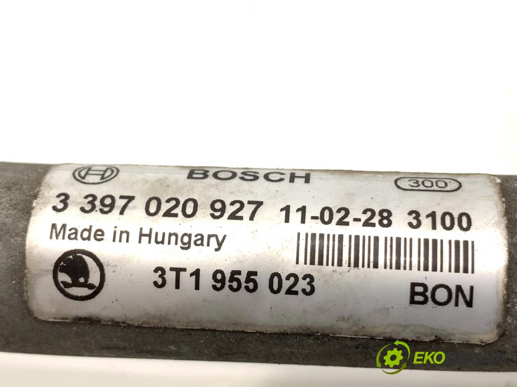 SKODA SUPERB II Kombi 2011 103 kW 2.0 TDI 1968 Mechanizmus stieračov predný 3T1955023 3T1955119A (Motorček stieračov predný)